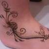 Mehndi foot henna1
