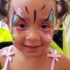 A Watermarked Face Painting rainbow butterfly katie dodd appeal