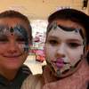 a watermarked face painting asda spider face and little mix face