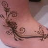 Mehndi foot henna1
