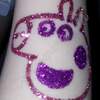 peppa pig glitter tattoo
