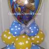 a balloon watermarked mike the knight table display