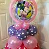 a balloon watermarked minnie mouse tabel display